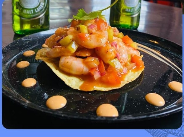 Tostada de Camarón